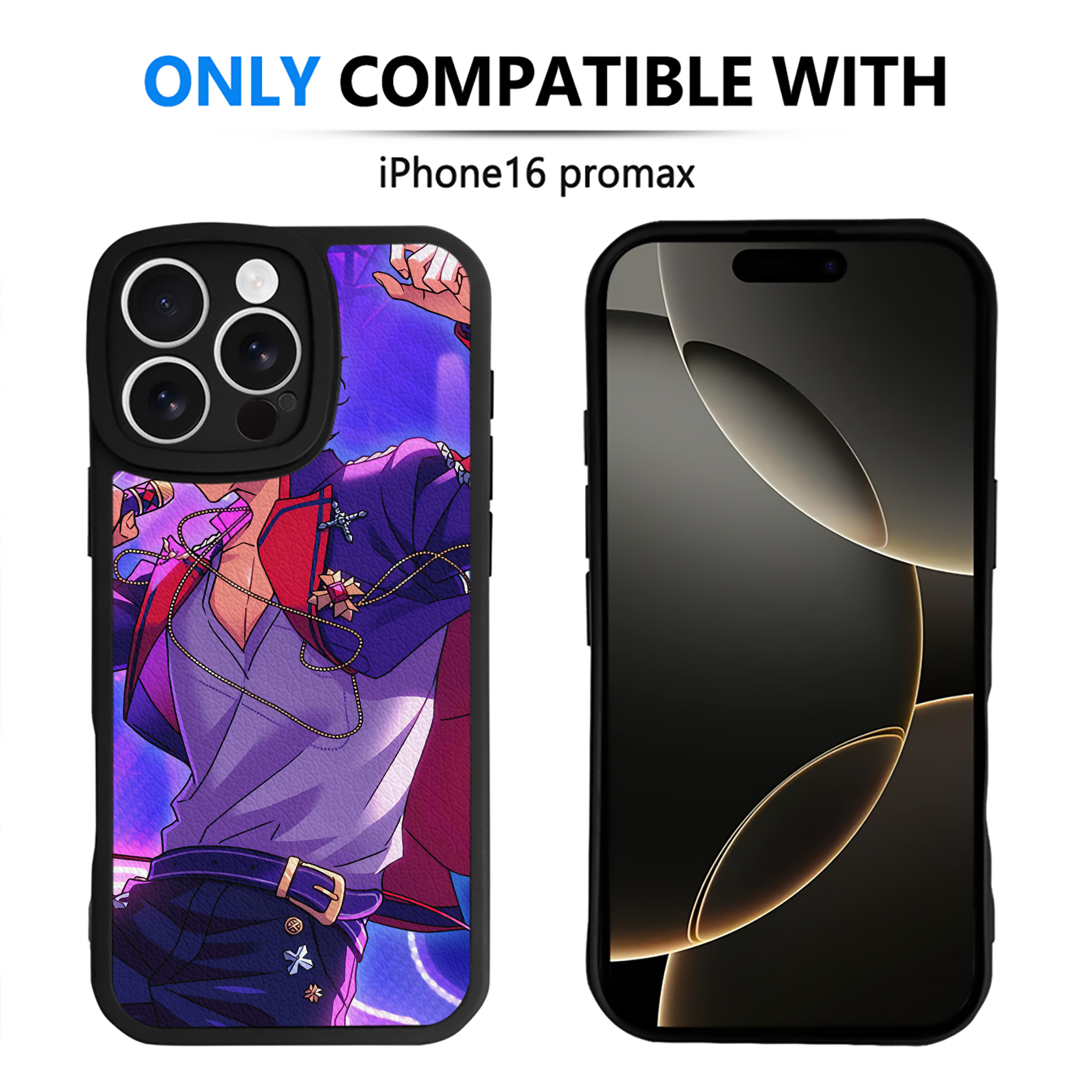 （画像用） あんさんぶるスターズ! Ensemble Stars 【iPhone 16シリーズ対応】シリコンスマホケース（レザー調） 材質：シリコン